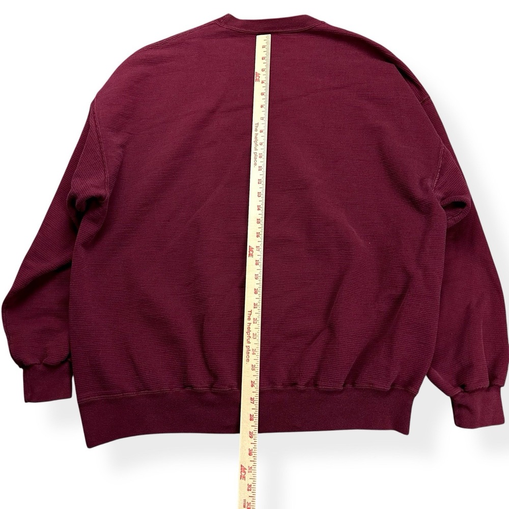Vintage Hilton Head Island Crimson Red Golf Crewneck Sweatshirt Mens 2XL Jerzees - Picture 13 of 14